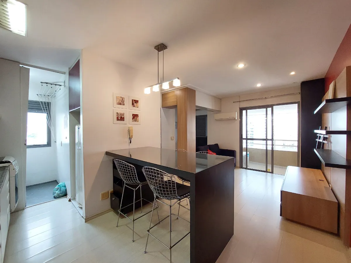 Apartamento para venda em Brooklin Paulista com 1 quarto, 43m²