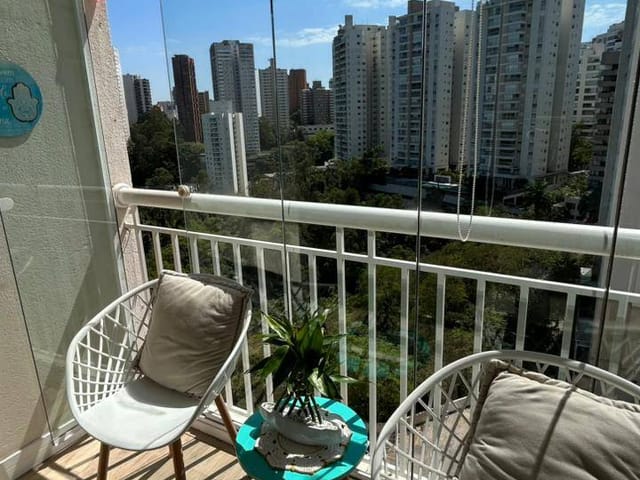 Apartamento com 56m² 2 quartos e 2 banheiros, à venda, no bairro Vila Andrade em São Paulo