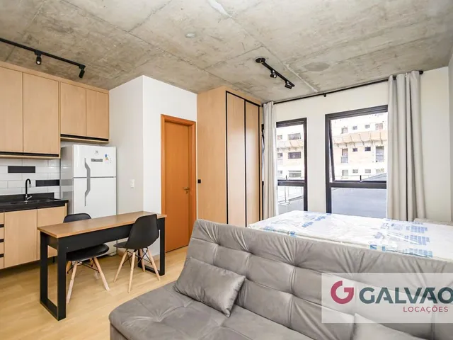 Apartamento 1 quarto e 1 banheiro, para alugar, no bairro São Francisco em Curitiba