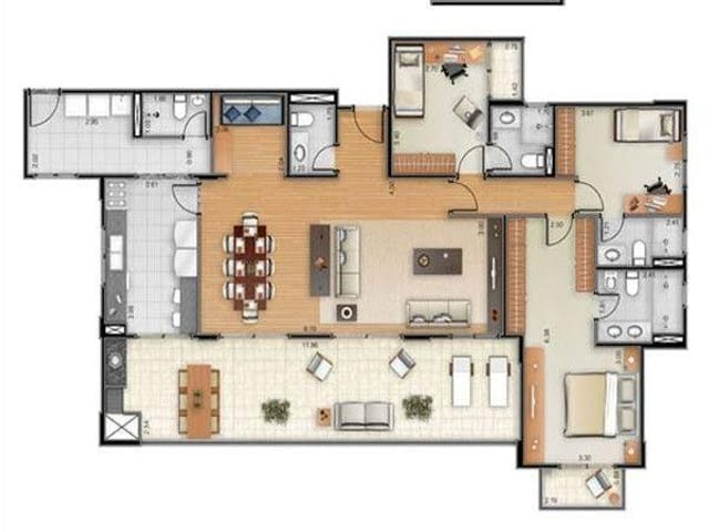 Foto do Apartamento - Apartamento à venda 3 Quartos, 3 Suites, 3 Vagas, 167M², Jardim Esplanada, São José dos Campos - SP | Esplanada Life Club | RUSSI IMÓVEIS
