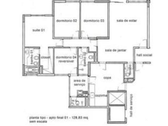 Foto do Apartamento - Apartamento à venda 4 Quartos, 1 Suite, 2 Vagas, 128M², Jardim Aquarius, São José dos Campos - SP | Edifício Fontana D Ampezzo | RUSSI IMÓVEIS