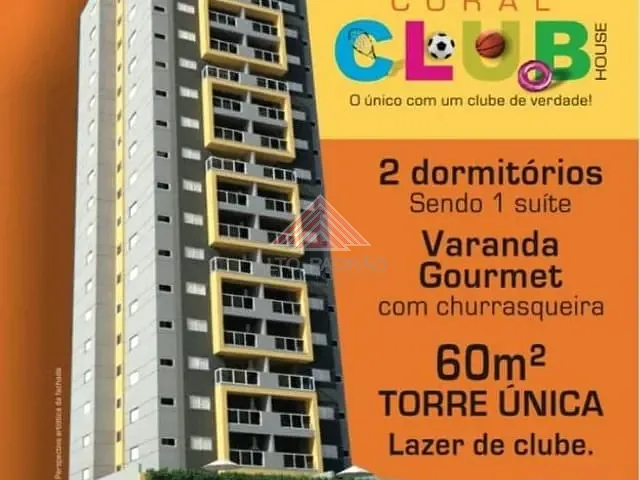 Apartamento com 60m² 2 quartos e 1 banheiro, à venda, no bairro Vila Emílio em Mauá