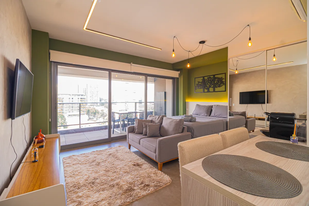 Apartamento para locação em Brooklin Paulista com 1 quarto, sendo 1 suíte, 41m²