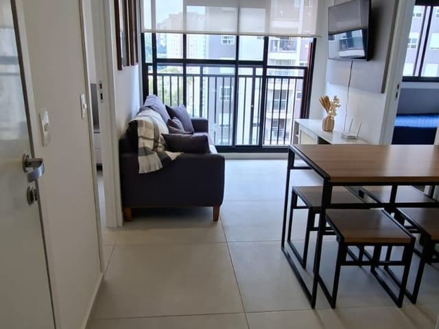 Apartamento com 38m² 2 quartos e 1 banheiro, para alugar, no bairro Vila Andrade em São Paulo