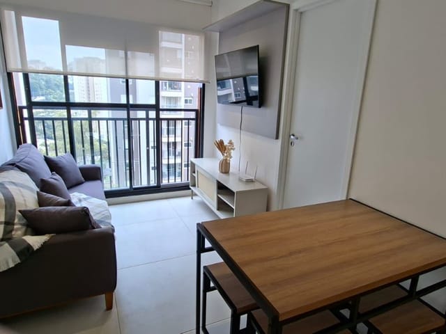 Apartamento com 38m² 2 quartos e 1 banheiro, para alugar, no bairro Vila Andrade em São Paulo