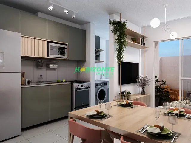 Apartamento com 41m² 2 quartos e 1 banheiro, à venda, no bairro Parque dos Ipês em São José dos Campos