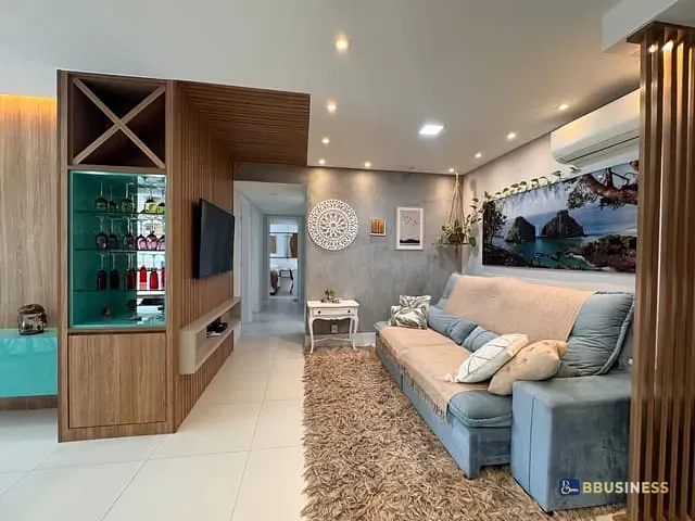 Apartamento 3 quartos e 2 banheiros, para alugar, no bairro Centro em Bertioga