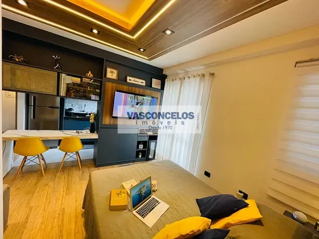 Apartamento com 35m² 1 quarto e 1 banheiro, à venda, no bairro Jardim Aquarius em São José dos Campos
