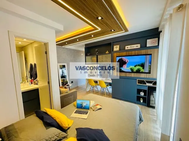 Apartamento com 35m² 1 quarto e 1 banheiro, à venda, no bairro Jardim Aquarius em São José dos Campos