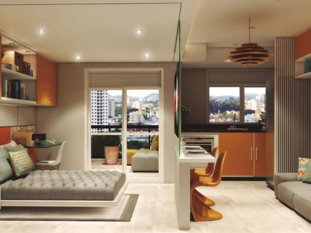 Foto do Apartamento - Apartamento à venda 1 Quarto, 1 Suite, 1 Vaga, 36M², Jardim Aquarius, São José dos Campos - SP | Edifício Moriah | RUSSI IMÓVEIS