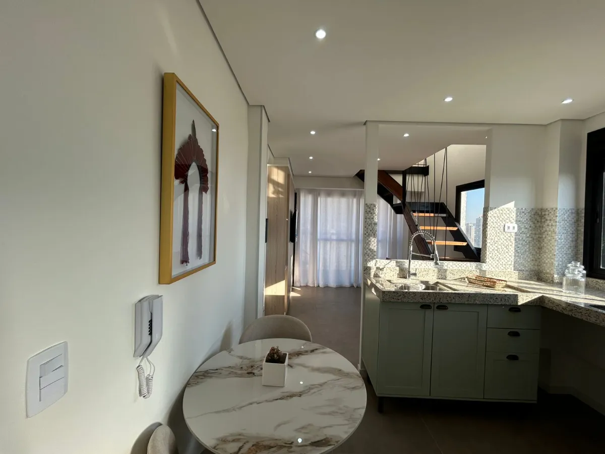 Duplex para venda em Pompeia com 1 quarto, sendo 1 suíte, 59m²