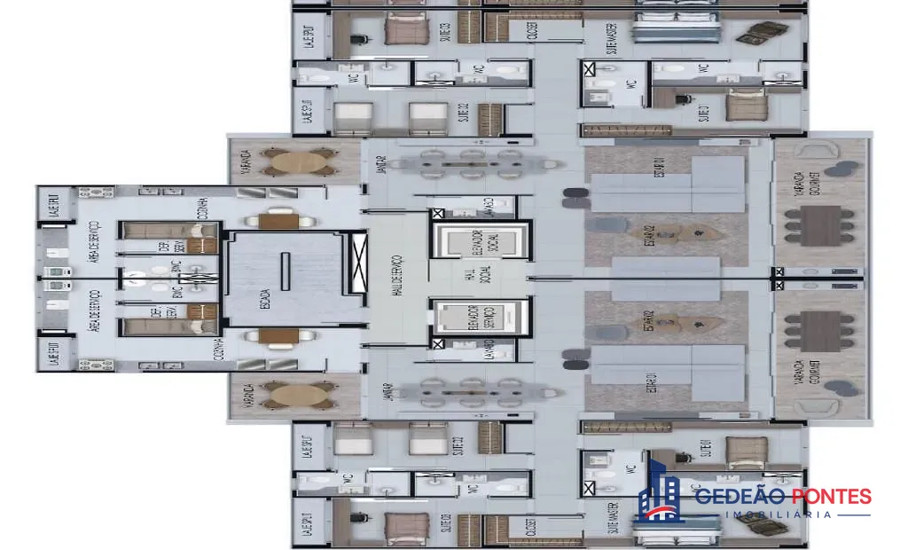 Apartamento, 4 quartos, 122 m² - Foto 4