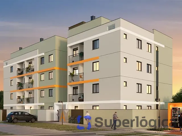 Apartamento 2 quartos e 1 banheiro, à venda, no bairro Hauer em Curitiba