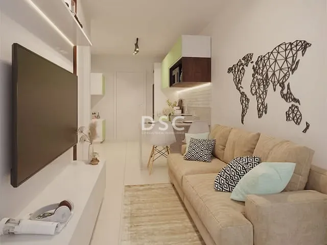 Apartamento com 80m² 1 quarto e 1 banheiro, à venda, no bairro Água Verde em Curitiba