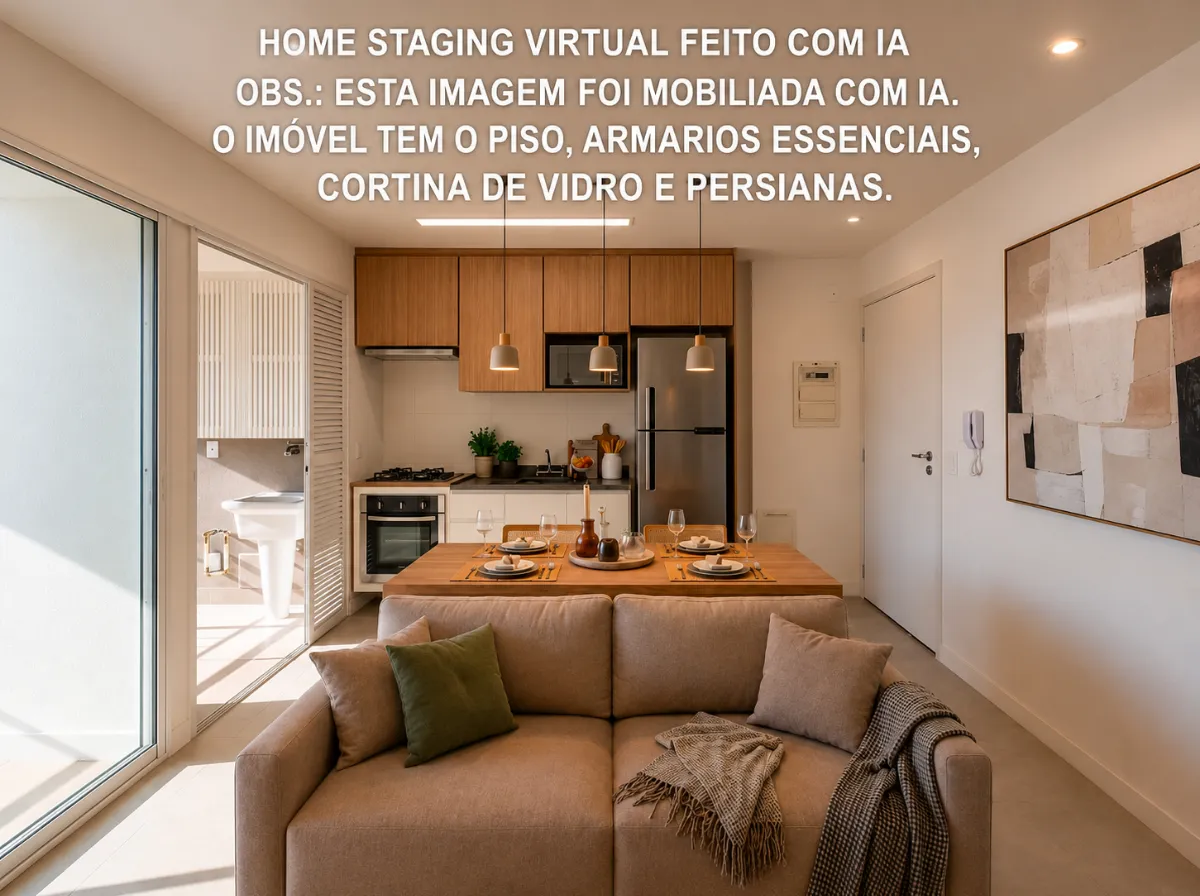 Apartamento para venda em Alto da Boa Vista com 2 quartos, sendo 1 suíte, 60m²