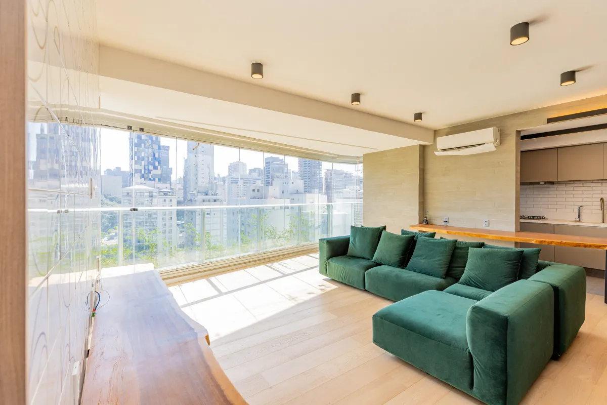 Apartamento para venda em Jardins com 1 quarto, sendo 1 suíte, 97m²