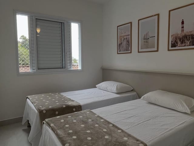 Apartamento 3 quartos e 2 banheiros, para alugar, no bairro Centro em Bertioga