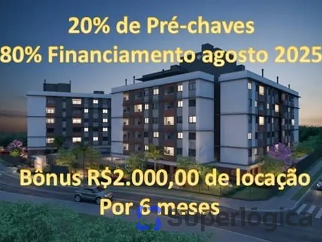 Apartamento 2 quartos e 1 banheiro, à venda, no bairro Cidade Industrial de Curitiba em Curitiba