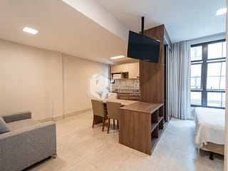 Foto do Apartamento-Apartamento tipo para venda em Centro com 1 quarto, sendo 1 suíte, 35m²