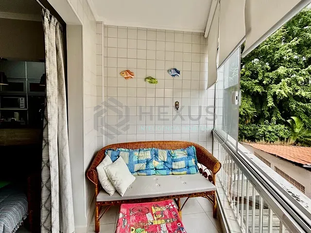 Apartamento 1 quarto e 1 banheiro, à venda, no bairro Tombo em Guarujá