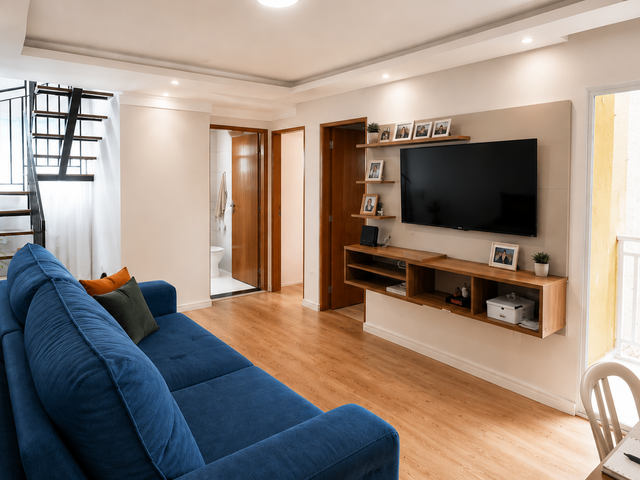 Foto do Apartamento - APARTAMENTO DUPLEX À VENDA NO JARDIM SÃO DOMINGOS – GUARULHOS/SP | CONDOMÍNIO SINFONIA | 82m² | 2 DORMITÓRIOS | Imobiliária Compare