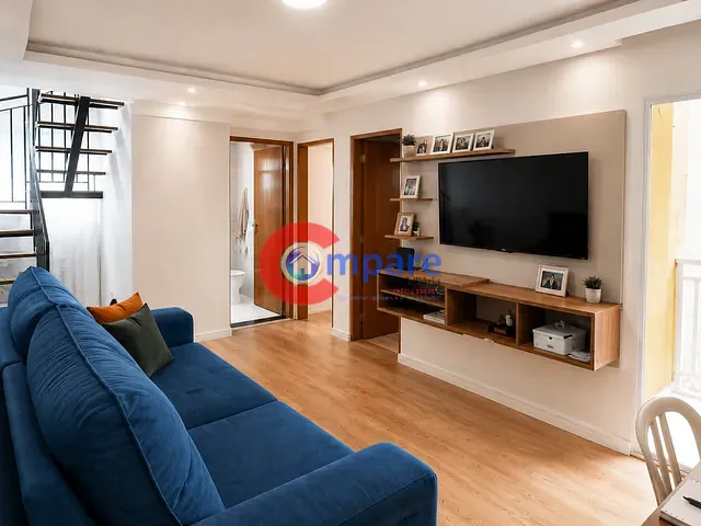 Apartamento 2 quartos e 2 banheiros, à venda, no bairro Jardim São Domingos em Guarulhos