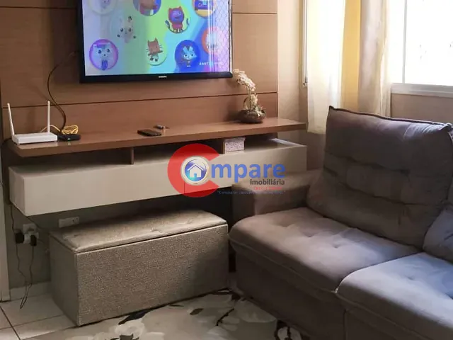 Apartamento com 53m² 2 quartos e 1 banheiro, à venda, no bairro Vila Alzira em Guarulhos