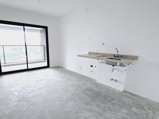 Foto do Apartamento - Apartamento tipo para venda em Indianópolis com 1 quarto, sendo 1 suíte, 37m² | Lares e Andares Imóveis