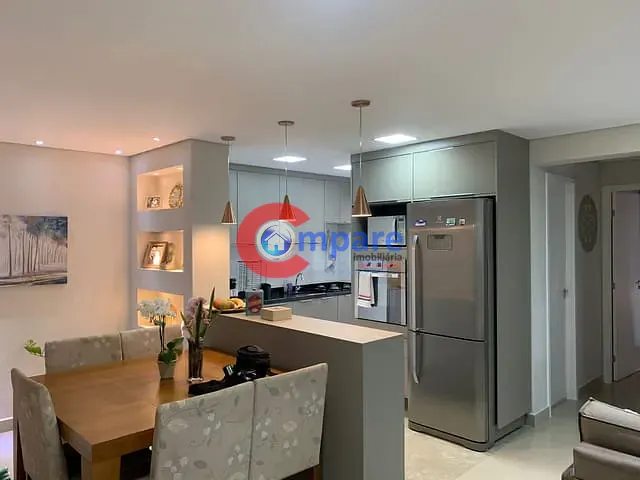 Apartamento 3 quartos e 2 banheiros, à venda, no bairro Jardim Flor da Montanha em Guarulhos