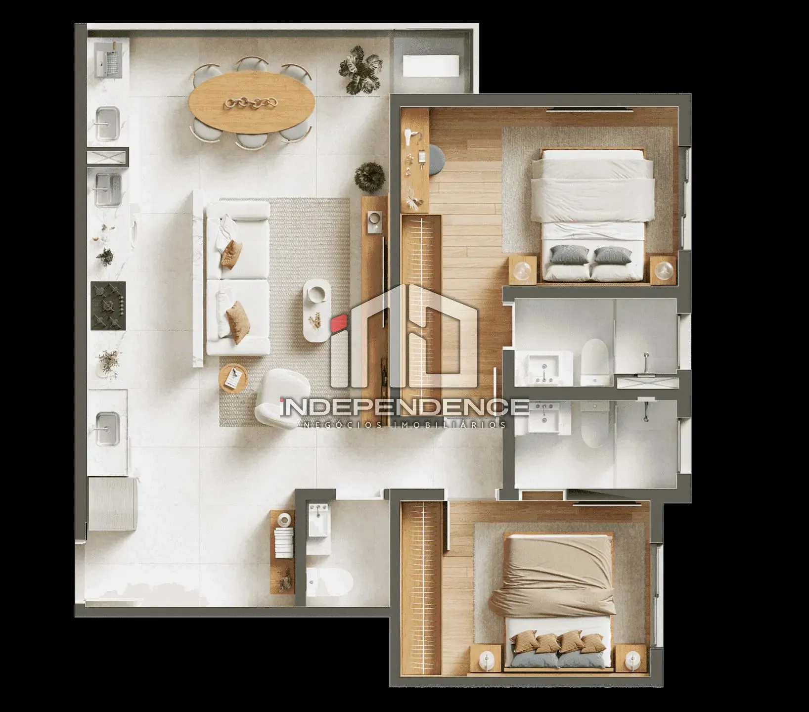 Apartamento, 3 quartos, 73 m² - Foto 32