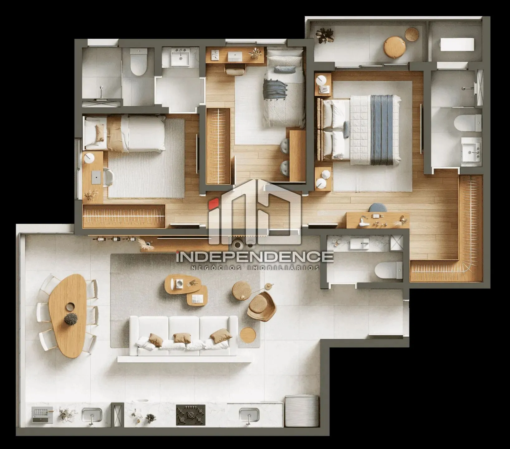 Apartamento, 3 quartos, 73 m² - Foto 35