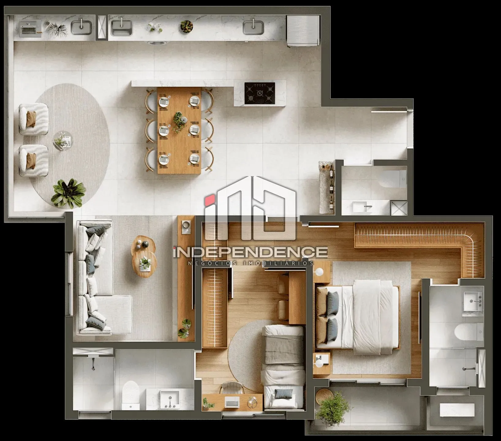 Apartamento, 3 quartos, 73 m² - Foto 42