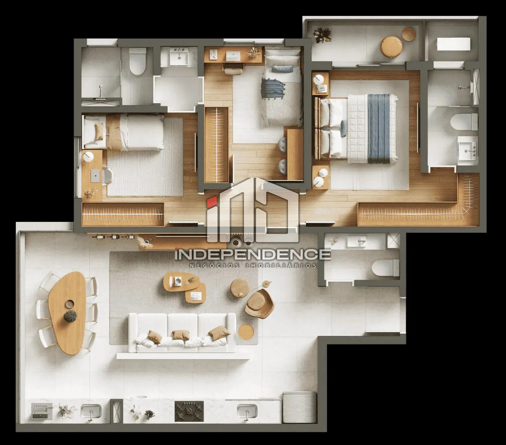 Apartamento, 3 quartos, 73 m² - Foto 45