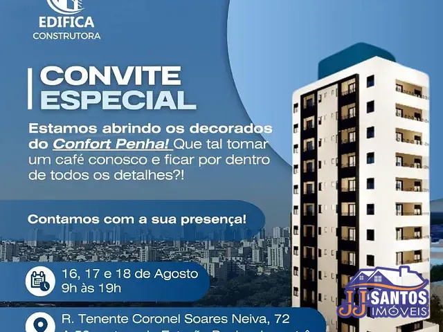 Apartamento 2 quartos e 1 banheiro, à venda, no bairro Penha de França em São Paulo