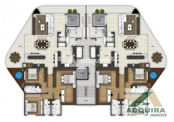 Cobertura, 3 quartos, 370 m² - Foto 13