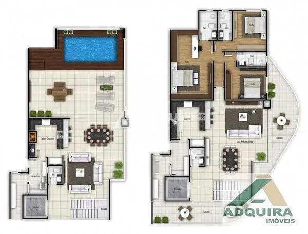Cobertura, 3 quartos, 370 m² - Foto 12