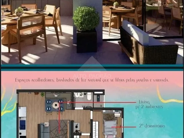 Apartamento com 60m² 2 quartos e 2 banheiros, à venda, no bairro Jardim Haydee em Mauá