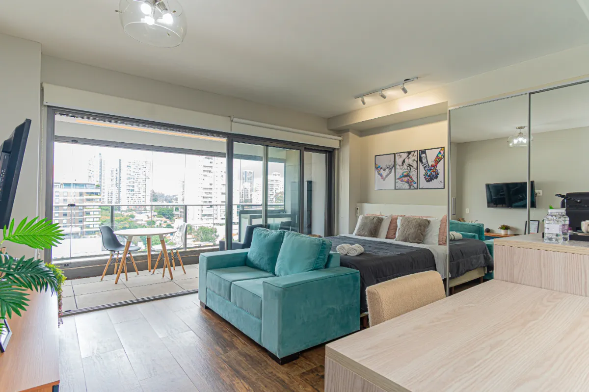 Apartamento para locação em Brooklin Paulista com 1 quarto, sendo 1 suíte, 41m²