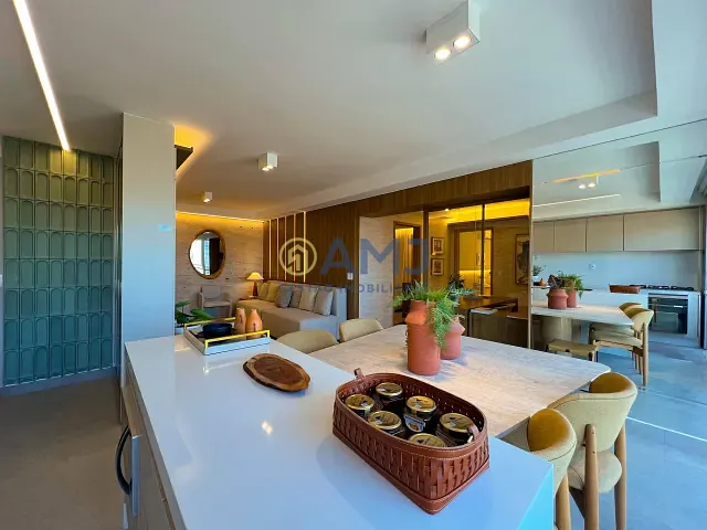 Apartamento 3 quartos e 3 banheiros, à venda, no bairro Setor Marista em Goiânia