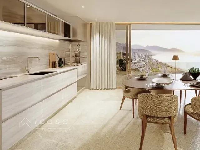 Apartamento com 155m² 3 quartos e 4 banheiros, à venda, no bairro Massaguaçu em Caraguatatuba