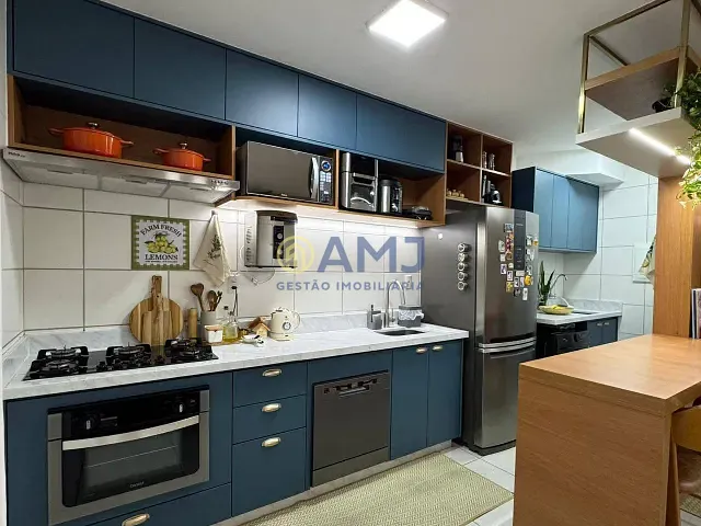 Apartamento 3 quartos e 2 banheiros, à venda, no bairro Parque Amazônia em Goiânia
