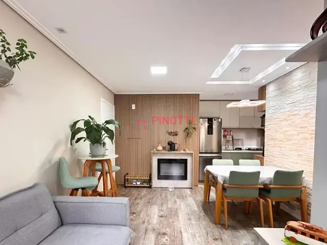 Apartamento 2 quartos e 1 banheiro, à venda, no bairro Centro em São Bernardo do Campo