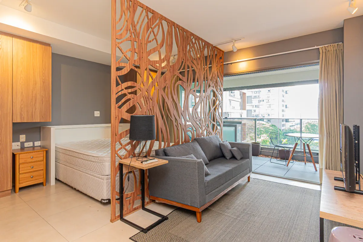 Apartamento para locação em Brooklin Paulista com 1 quarto, sendo 1 suíte, 41m²