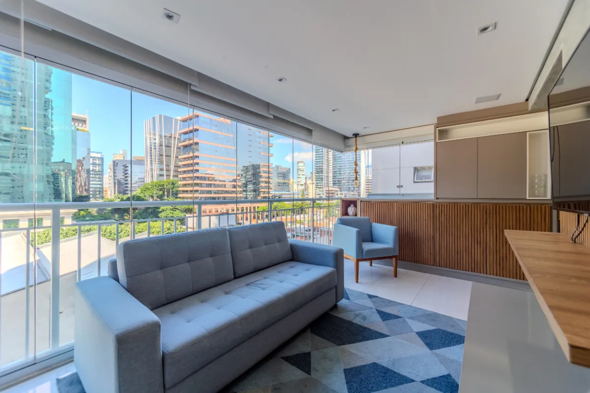 Apartamento para venda em Vila Olímpia com 1 quarto, sendo 1 suíte, 54m²