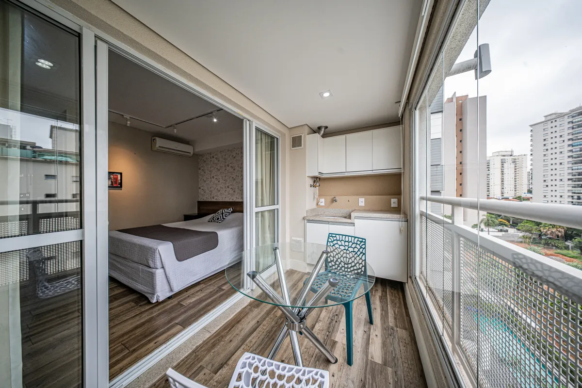 Apartamento para venda em Campo Belo com 1 quarto, 26m²