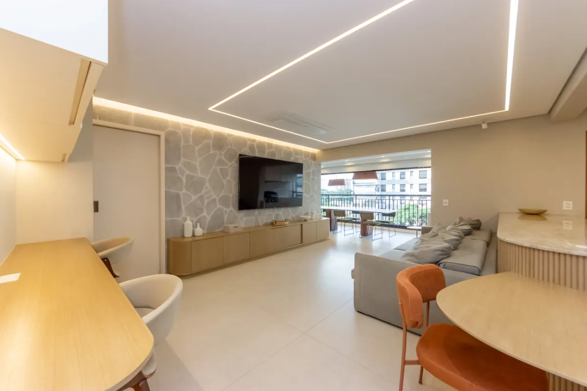 Apartamento para venda em Brooklin Paulista com 3 quartos, sendo 3 suítes, 130m²