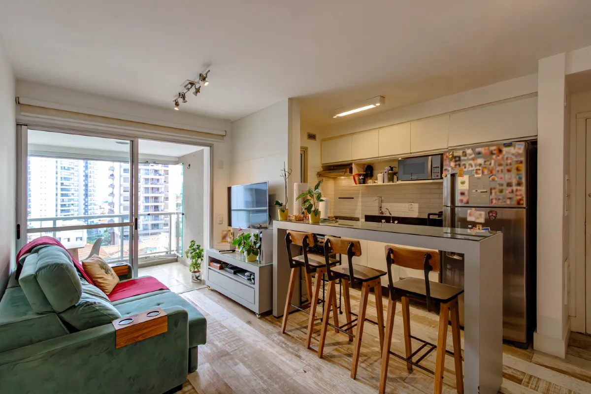 Apartamento para venda em Vila Madalena com 2 quartos, sendo 1 suíte, 65m²