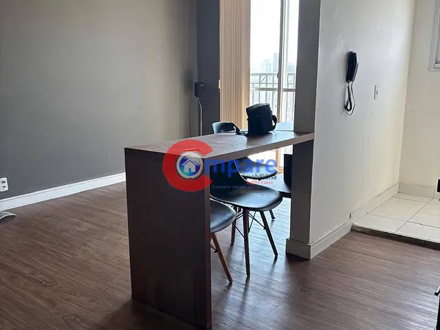 Apartamento 2 quartos e 1 banheiro, para alugar, no bairro Vila Augusta em Guarulhos