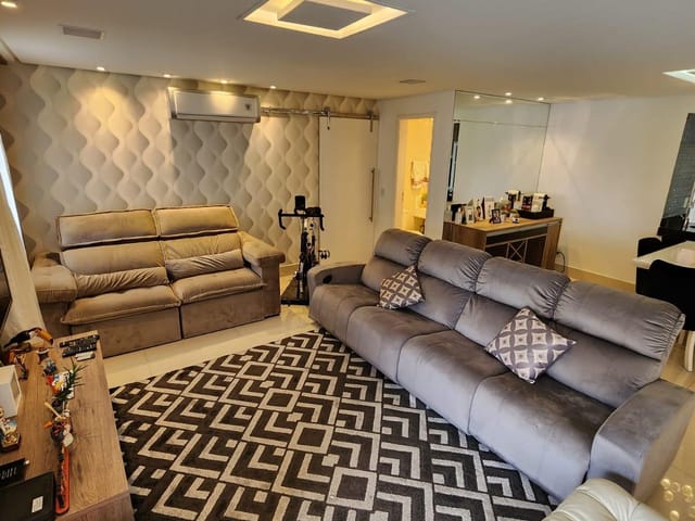 Apartamento com 117m² 2 quartos e 3 banheiros, à venda, no bairro Jardim em Santo André