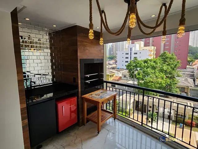 Apartamento com 117m² 2 quartos e 3 banheiros, à venda, no bairro Jardim em Santo André